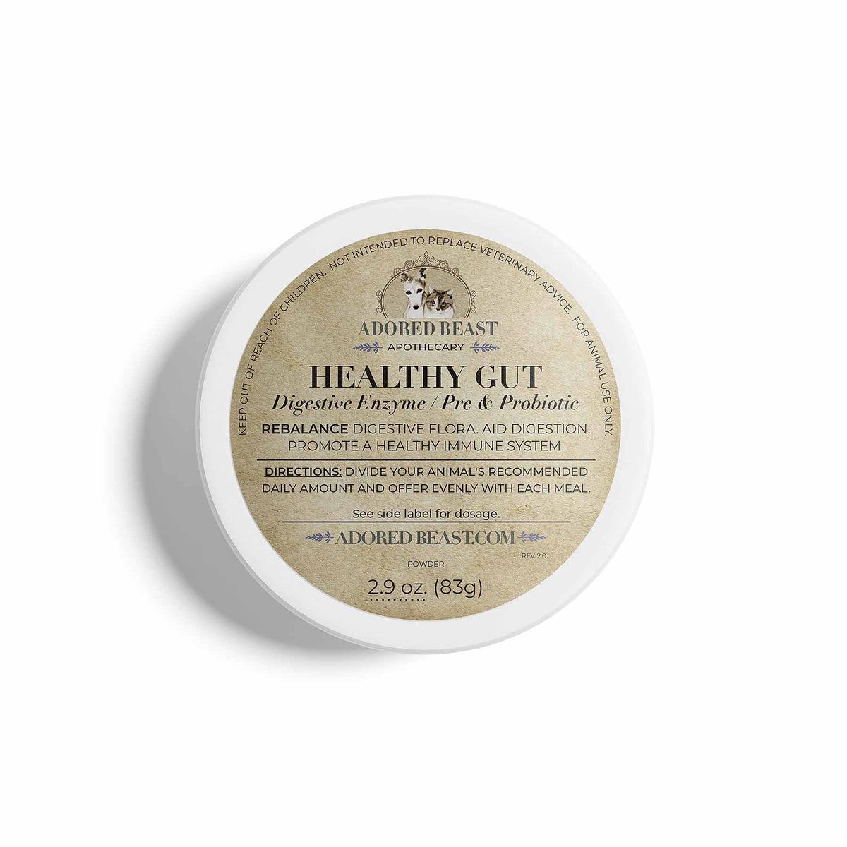 Digestive Enzyme Probiotic Pet Supplement to Support Healthy Gut Flora and Nutrient Absorption product image 1
