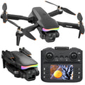 LCD Screen Drone Dual Cameras Brushless Motor Foldable RC Quadcopter with the Listed Color, Size or Set Options for Everyday Use