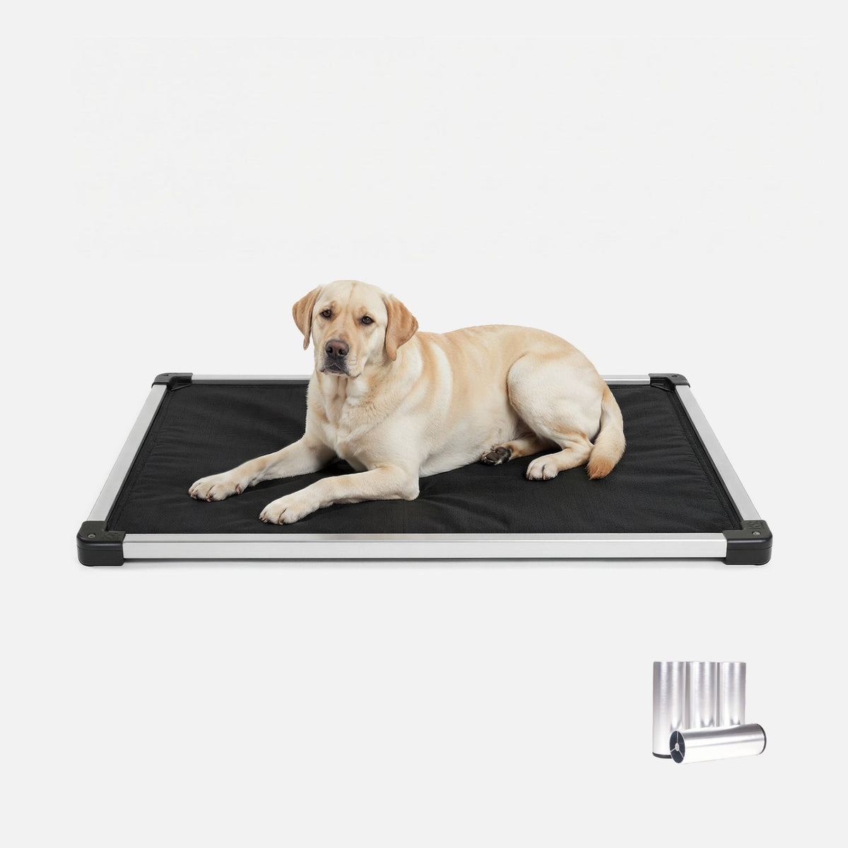 Chew-Resistant Padded Elevated Dog Crate Bed with Aluminum Frame in Five Sizes and Four Colors product image 4