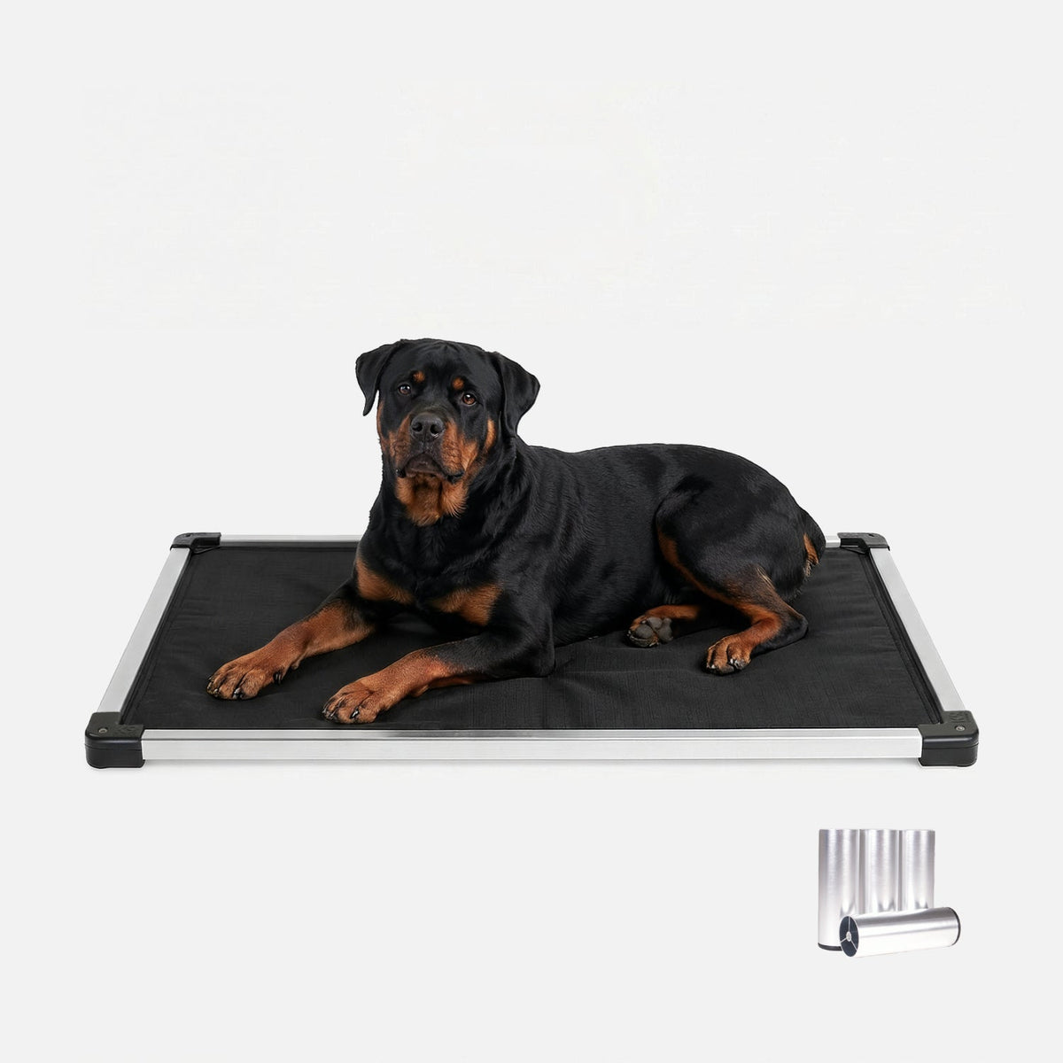 Chew-Resistant Padded Elevated Dog Crate Bed with Aluminum Frame in Five Sizes and Four Colors product image 5