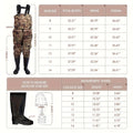 Fishing Waders with Boots for Men & Women – 3-Ply Nylon Lightweight Breathable Wading Pants with PVC Lining, Anti-Slip Sole & Pockets