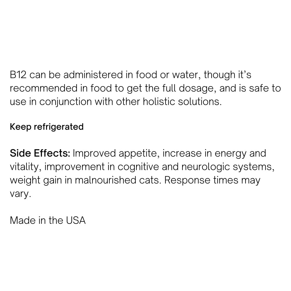 Liquid Vitamin B12 Supplement for Cats Supporting Immune, Nervous, Digestive and Cognitive Health product image 7