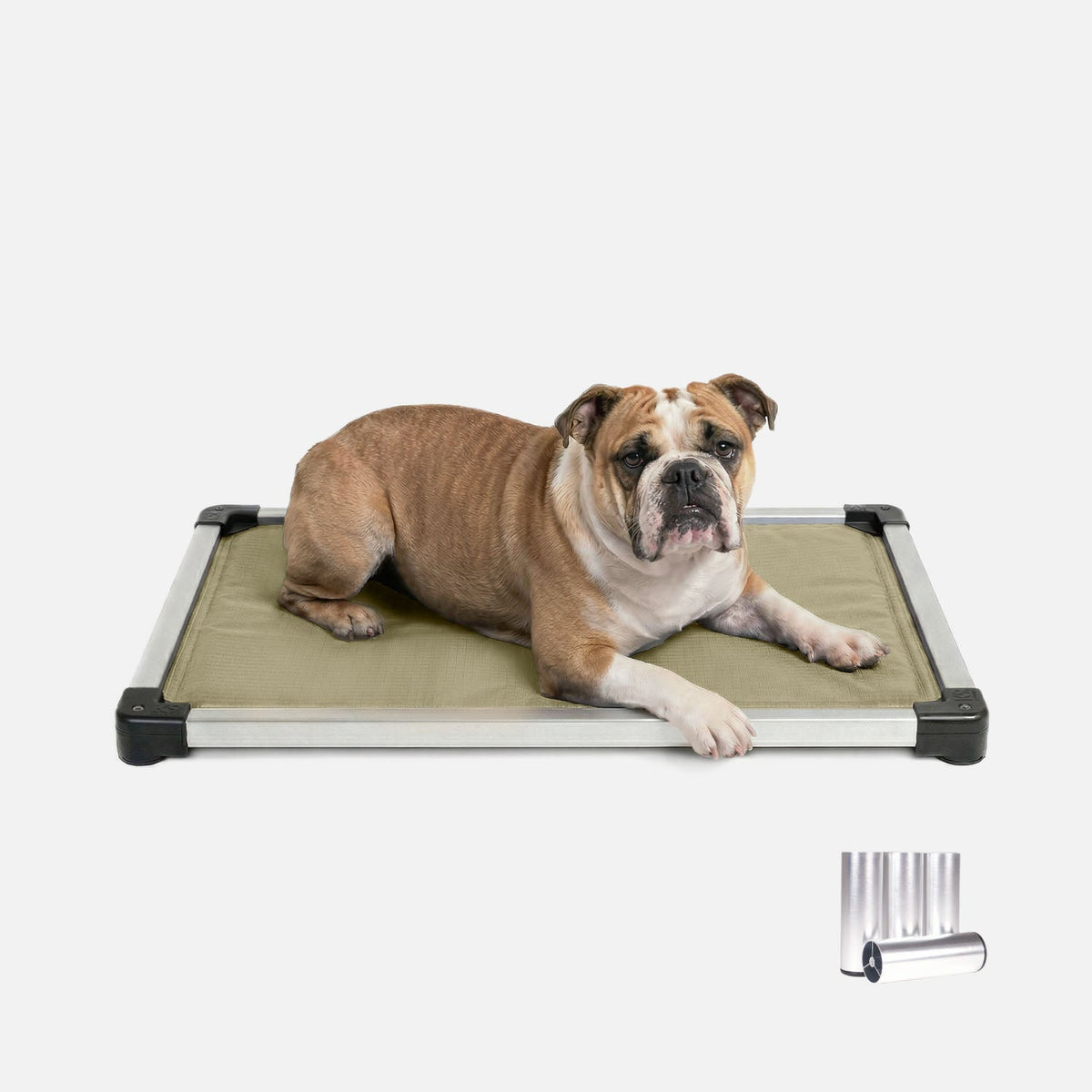 Chew-Resistant Padded Elevated Dog Crate Bed with Aluminum Frame in Five Sizes and Four Colors product image 8