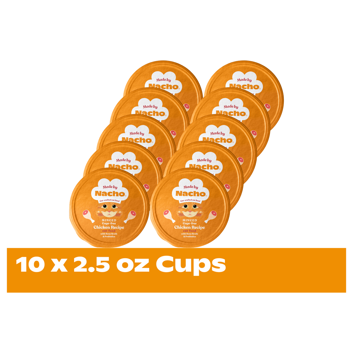 Minced Chicken Wet Cat Food in Bone Broth Gravy for Hydration and Complete Balanced Daily Nutrition product image 9