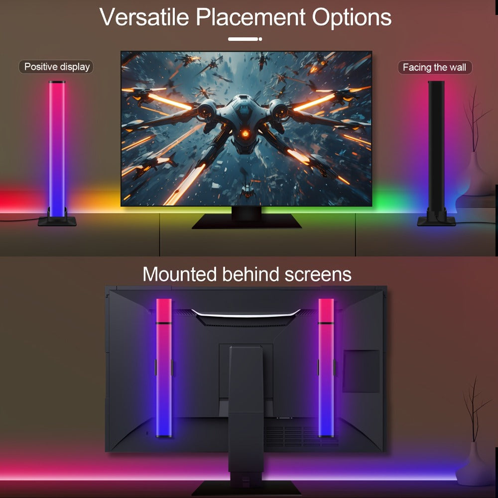 RGBIC Atmosphere Light with Music Sync - Desktop Ambient Light, App & Remote Control, Alloy Body