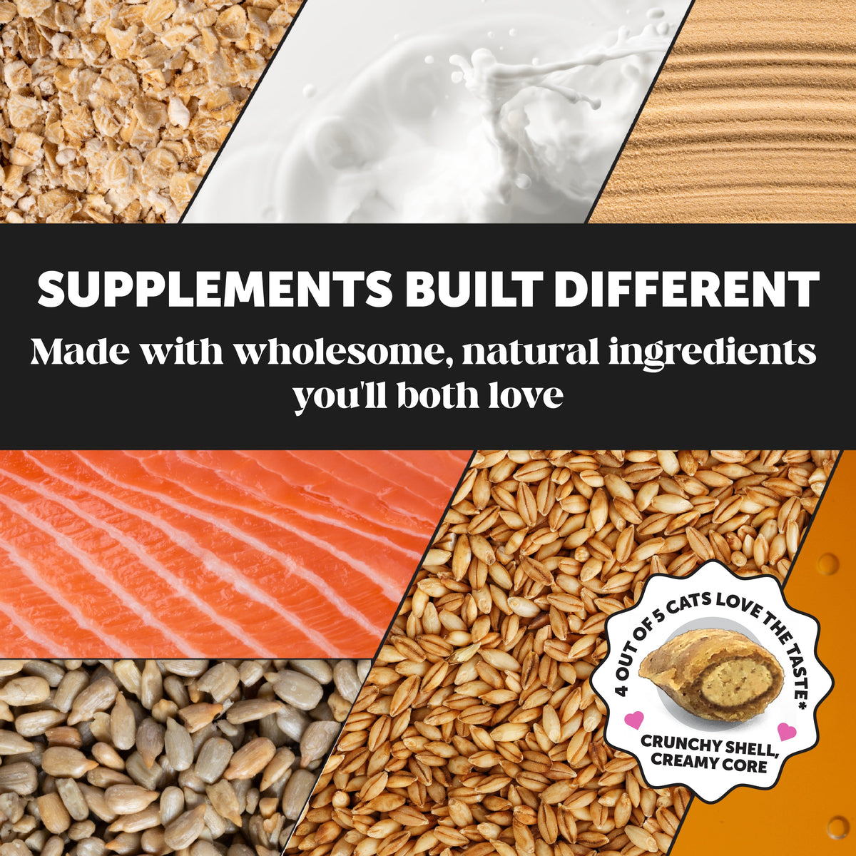Dual Texture Cat Multivitamin Chews in Chicken Flavor Supporting Immune, Joint, Skin and Digestive Health product image 10