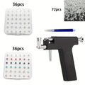 Ear Piercing Tool Set Reusable - Safe Ear Piercing Kit with Ear Studs, Professional Piercing Gun for Home & Salon Use