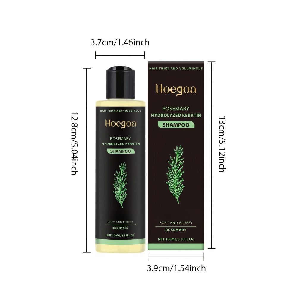 Rosemary Shampoo 2 Pack for Women & Men, Deep Cleansing Strengthening Hair Care with Rosemary Extract