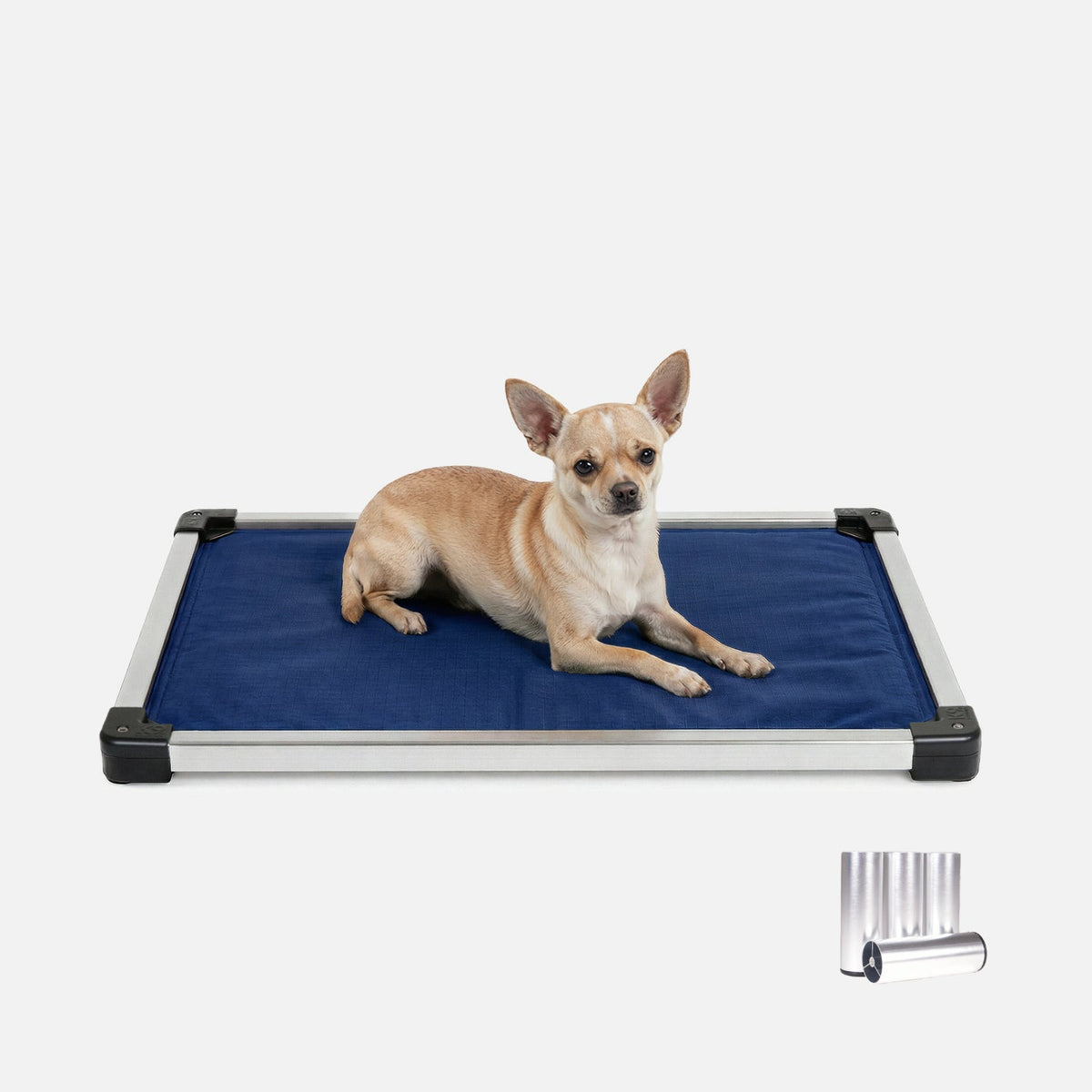 Chew-Resistant Padded Elevated Dog Crate Bed with Aluminum Frame in Five Sizes and Four Colors product image 12