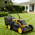 Brushless Cordless Lawn Mower 20V Compatible with Dewalt 20V MAX Battery 14-Inch 700W Pure Copper Motor for Garden, Patio and Yard Use