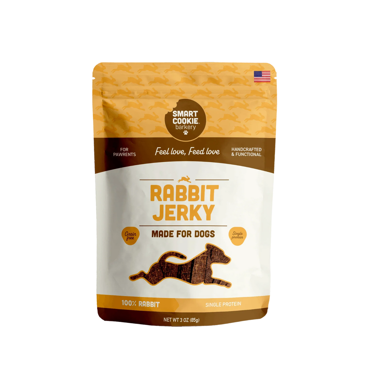 Rabbit Jerky Strip Dog Treats Default Title