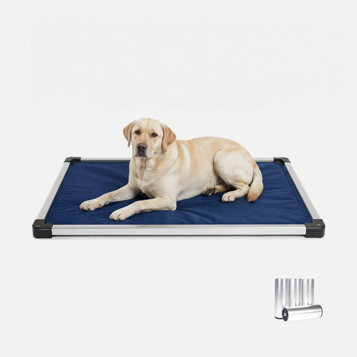 Chew-Resistant Padded Elevated Dog Crate Bed with Aluminum Frame in Five Sizes and Four Colors product image 14