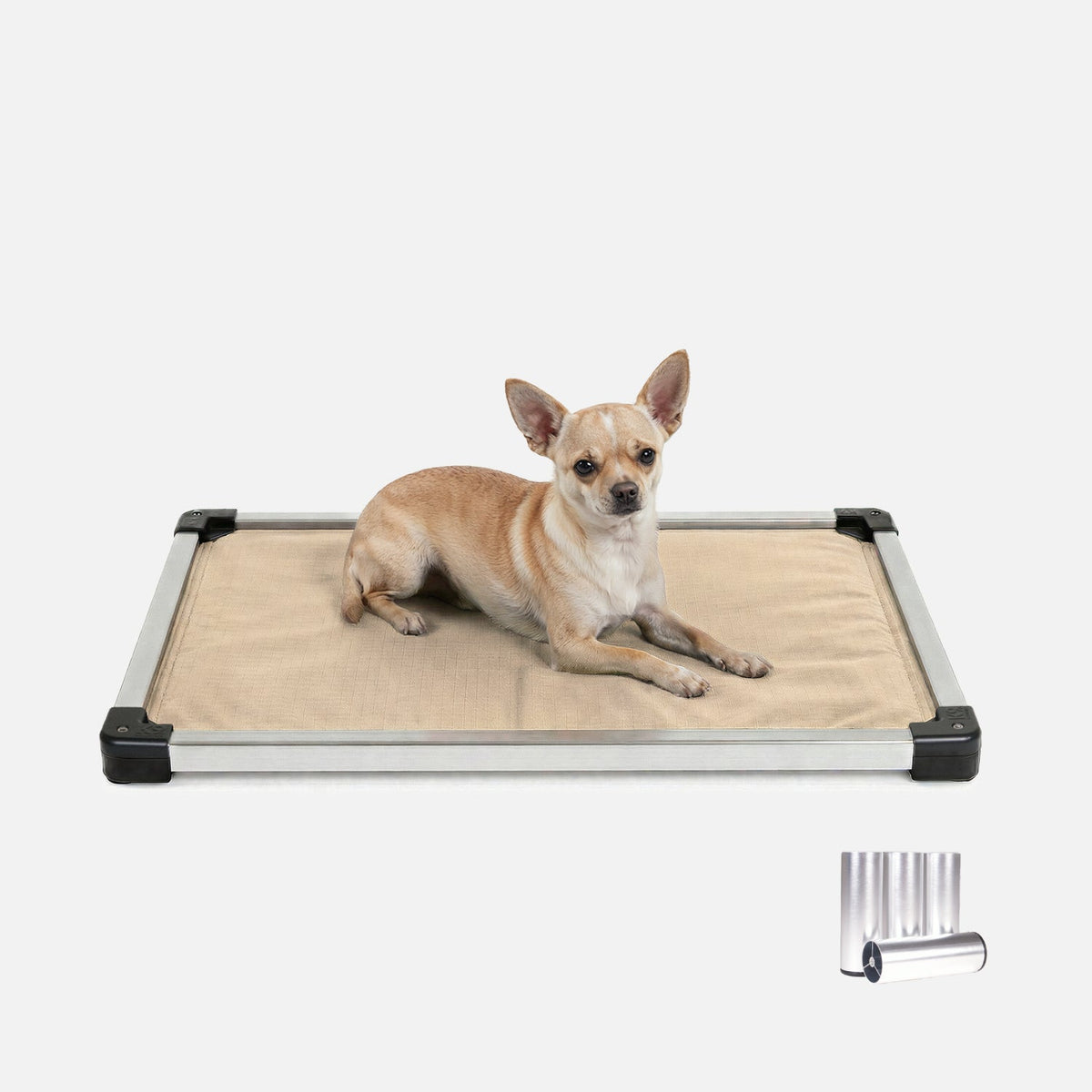 Chew-Resistant Padded Elevated Dog Crate Bed with Aluminum Frame in Five Sizes and Four Colors product image 16