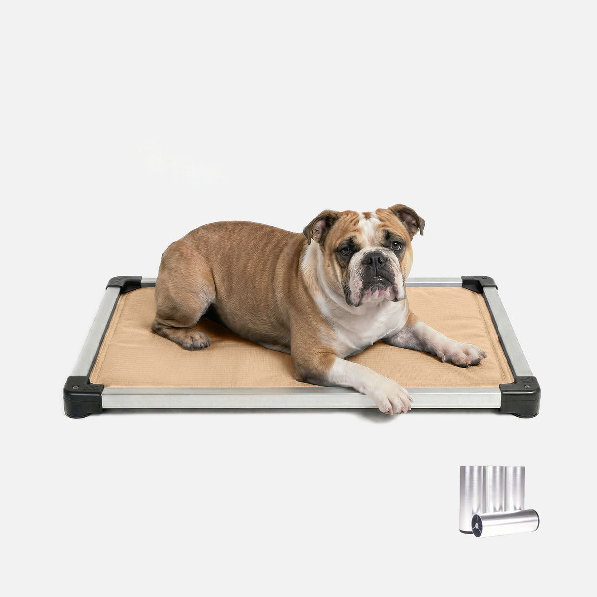 Chew-Resistant Padded Elevated Dog Crate Bed with Aluminum Frame in Five Sizes and Four Colors product image 17