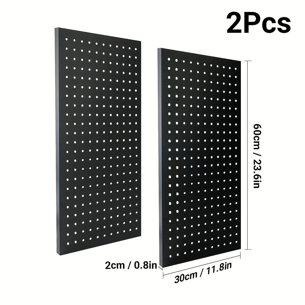 Metal Pegboard Wall Panels Garage Tool Storage Organizer Steel Peg Board Wall Mounted Workshop Shed Craft Room 2 Pack 4 Pack