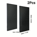 Metal Pegboard Wall Panels Garage Tool Storage Organizer Steel Peg Board Wall Mounted Workshop Shed Craft Room 2 Pack 4 Pack