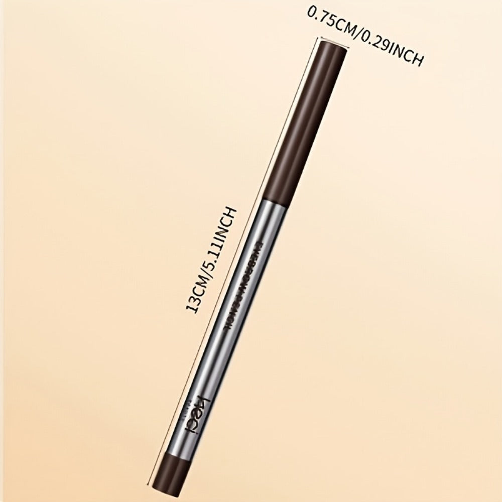 Quick-Dry Brown & Black Gel Eyeliner Pencil 3 Pack Waterproof Smudge-Proof, for Makeup, Travel and Everyday Vanity Use