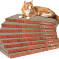 Cat Scratcher Lounger Reversible – Large Cardboard Cat Scratching Pad & Board for Indoor Cats, 5-Layer Durable Construction