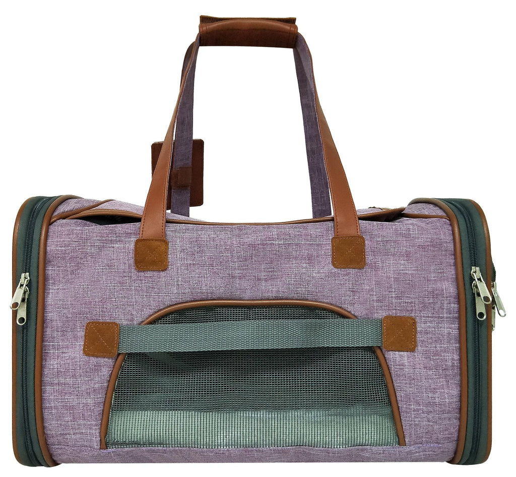 Soft-Sided Airline Pet Carrier for Cats and Small Dogs with Mesh Ventilation and Expandable Port product image 30