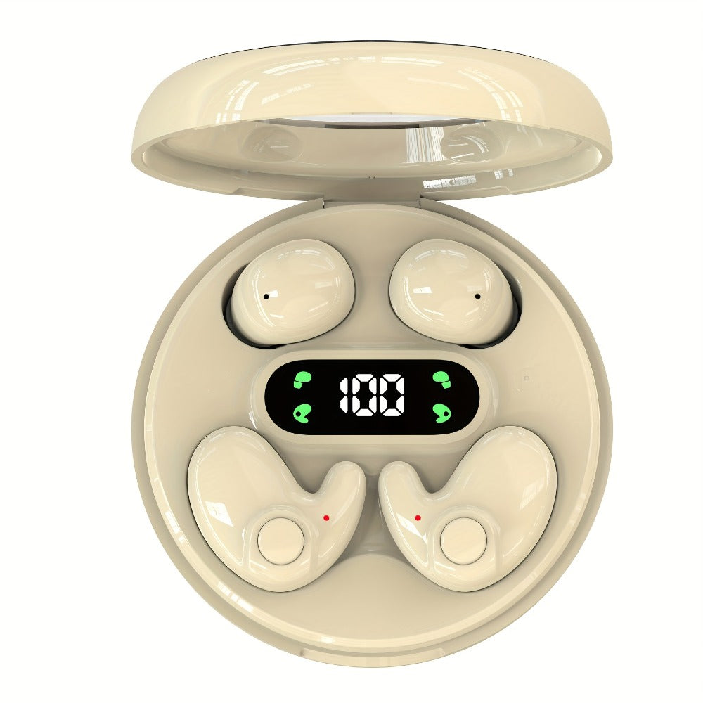 Wireless Earbuds Two-Pair Mini Sleep Set with Digital Display, Type-C Charging and Three Color Options