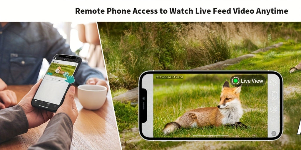 Solar Powered 4G Trail Camera 4K Live View 0.2s Trigger Speed 120° Wide Angle 850nm Night Vision No WiFi Needed Cellular Hunting Wildlife