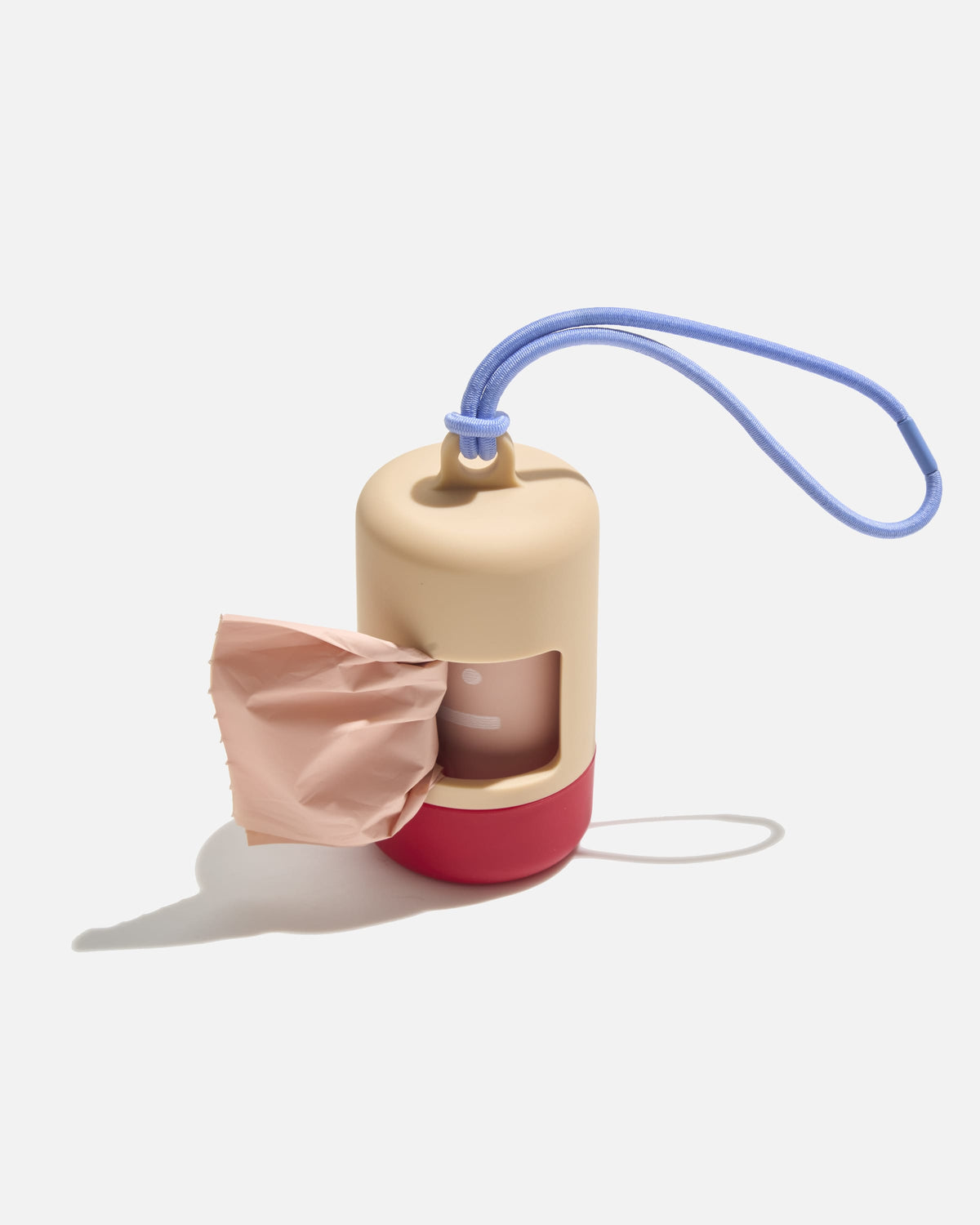 Leash-Attached Dog Waste Bag Dispenser Retro