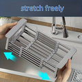 Dish Drying Rack Stainless Steel Adjustable, Expandable Over Sink Dish Rack with Retractable Width & Height for Kitchen Countertop
