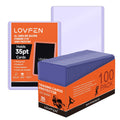 Hard Plastic Top Loaders 3x4 Baseball Card Cases, Trading Card Holders for Sports Cards Football Basketball MTG Pokemon