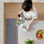 Kitchen Mat Set, 2-Piece Cushioned Standing Mats in Four Colors with 17.3x29 and 17.3x47 or 17.3x59-Inch Pairings