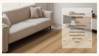 Braided Woven Indoor Rug with 2 x 3-Foot to 6 x 9-Foot Sizes and One Two-Piece Gray Mat Set