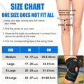 Knee Brace with Patella Gel Pad & Side Spring Stabilizers – Adjustable Compression Knee Support Wrap for Sports Running Workouts Camping