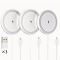 Magnetic Wireless Charging Pad Multi-Pack in White or Black with Two- or Three-Piece Checkout Options