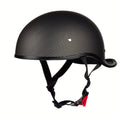 Motorcycle Helmet Open-Face Half-Shell in Size M with TXW, FLH or YUN Graphics and Quick-Release Chin Strap