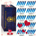 Tattoo Cartridge Needles 50Pcs Mixed Sizes - POSEIDON V3 Assorted Sterilized Cartridge for Temporary Body Art, Festivals and Costumes