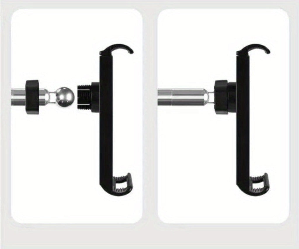 Floor Stand Phone Tablet Holder 68.9 Inch Flexible Gooseneck Lazy Bracket with 360° Rotating Head Foldable Adjustable Arm for Bed Sofa Desk