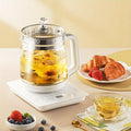Multifunctional Electric Kettle 1.8L – Thick Glass Health Kettle with 18 Smart Functions, Boil Water, Make Coffee