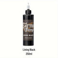 Neebol Super Black Tattoo Ink Darkest Outlining Shading Blending Fade-Resistant Professional Body Art Pigment for Artists & Beginners 100ml