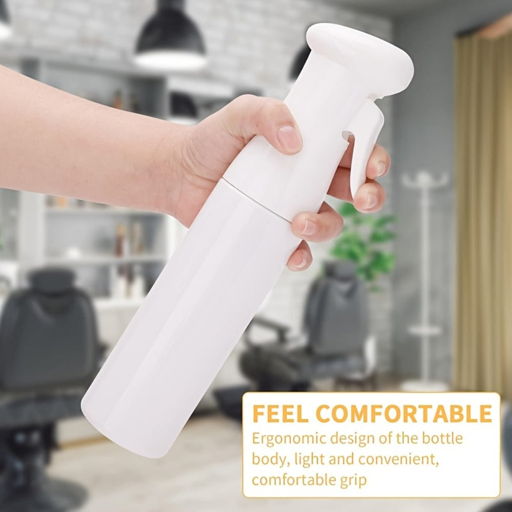 Fine Mist Spray Bottle 300ml Frosted Anti-Slip BPA Free Barber Hair Spray Water Bottle for Curly Hair Styling Salon Skincare Plant Misting