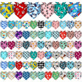 Dog Bandanas Bulk 72-Pack Triangle Scarf Bibs for Dogs – Adjustable Pet Costume Accessories for Small Medium Large Dogs, Cats & Puppies