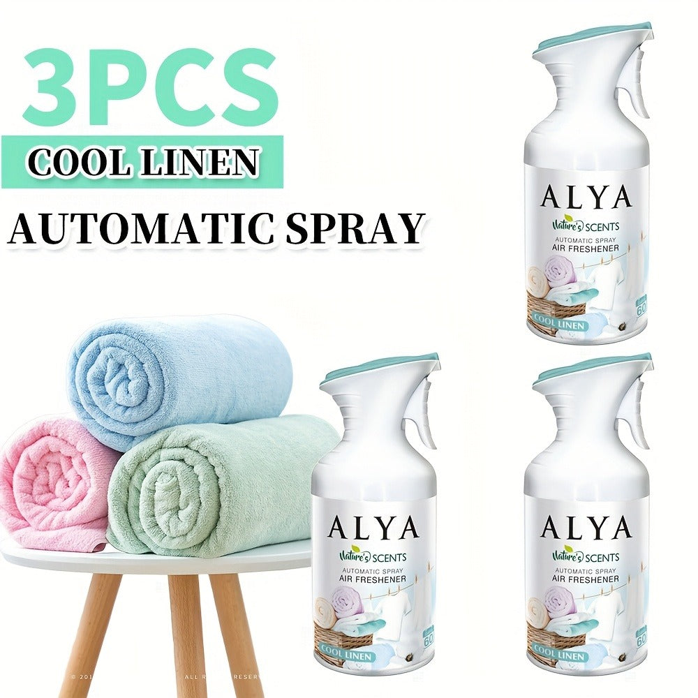 Aromatherapy Air Freshener Spray 8.45oz, 6 Scents: Lavender, Magnolia, Mixed Berries, Ocean, Cool Linen & Vanilla