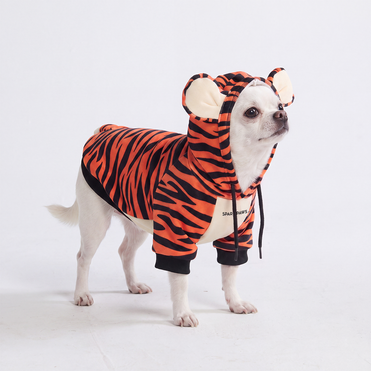 Halloween Dog Hoodie, Halloween Tiger Hoodie / S
