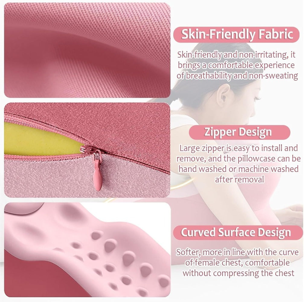 Memory Foam Cervical Support Pillow – Ergonomic Side & Back Sleeper Pillow with Breathable Cover | Multi-Functional Neck & Lumbar Support