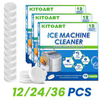 Ice Maker Cleaning Tablets Descaler 12/24/36 Pack for Entryways, Bedrooms and Living Spaces