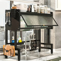 Dish Drying Rack Multi-Layer Kitchen Countertop Organizer – Dust-Free Drainer for Plates Bowls Utensils