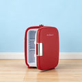 Mini Car Refrigerator, 4 Liter Compact Cooler & Warmer with 120V AC & 12V DC, Portable Mini Fridge for Car