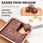 Nonstick Bakeware Pan Set, 8-Piece Carbon Steel Oven Baking Set with Cookie Sheet, 2 Round Cake Pans