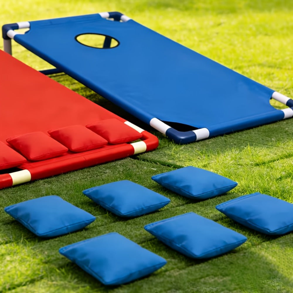 Portable Cornhole Bean Bag Toss Game Foldable Board 12 Bean Bags Storage Bag with the Listed Color, Size or Set Options for Everyday Use