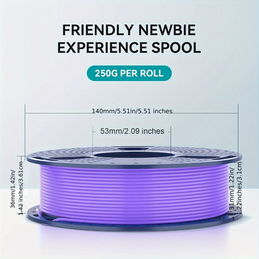 3D Printer Filament SUNLU PLA 1.75mm Eight-Roll Bundle with 250g Spools and Eight Color Options