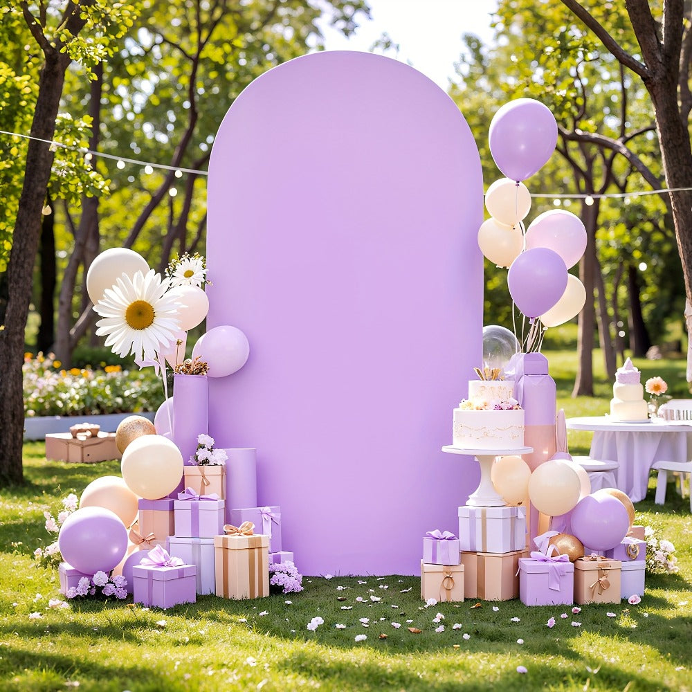 6FT Stretch Fabric Arch Cover with Bottom Zipper, 72 x 31.5-Inch Size and Eight Color Options