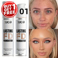 MCO Liquid Foundation Two-Bottle Set with Pump Dispensers and Nine Matching Shade-Code Pairs
